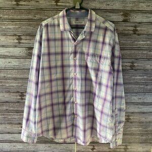 Tommy Bahama Men's‎ Newport Coast Long-Sleeved Button-Down Shirt Size L